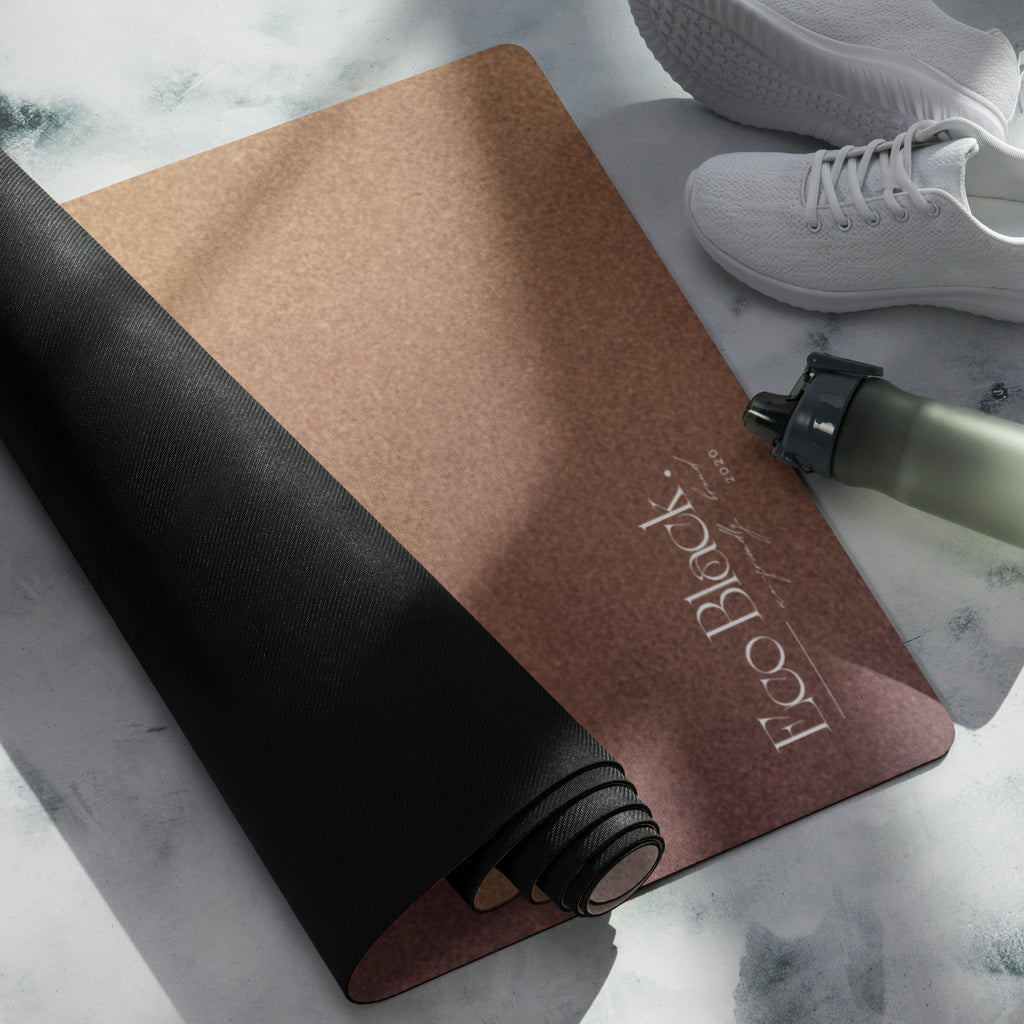 Burnet Sienna Natural Rubber Yoga Mat | Non-Toxic & Eco-Friendly | Eco Black