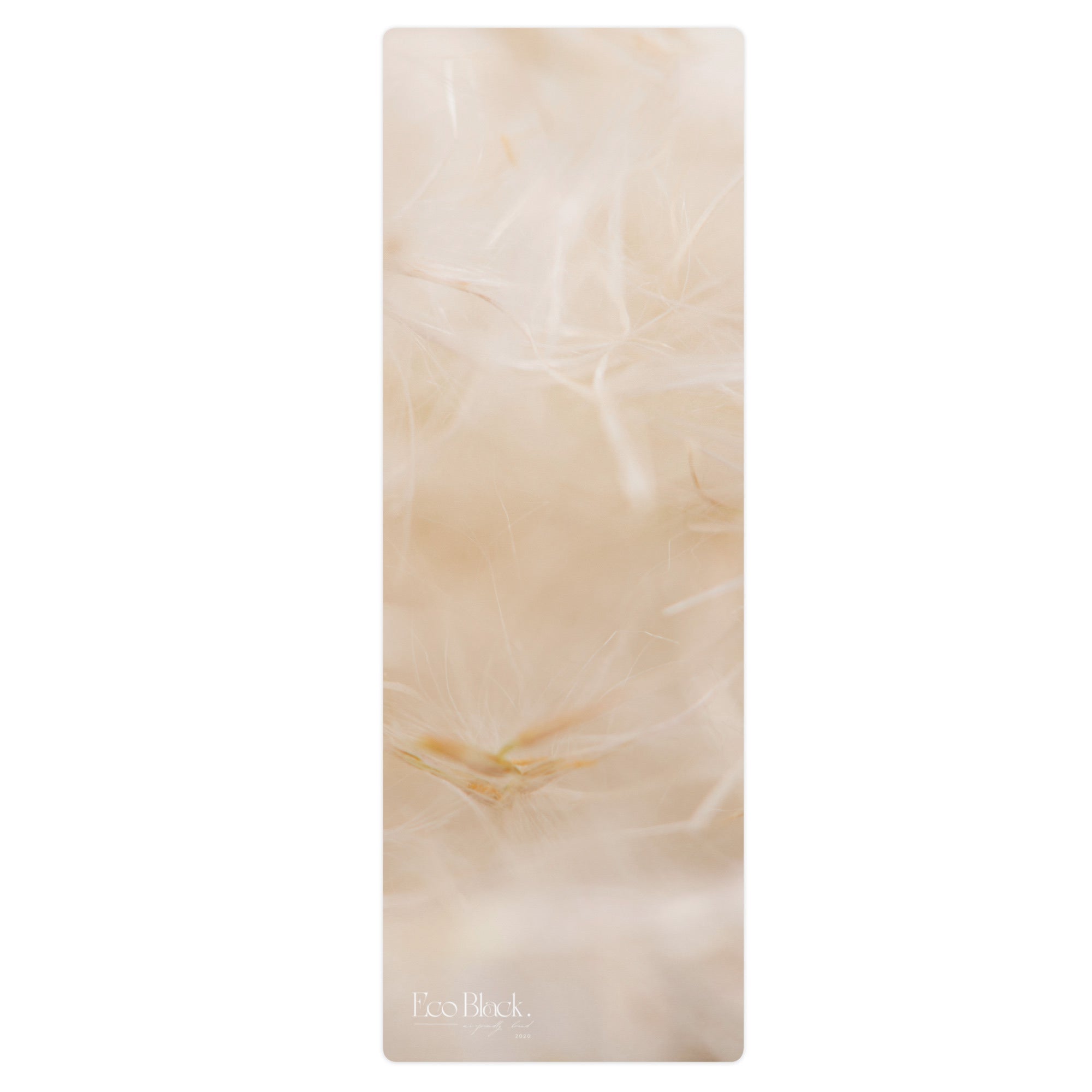 Feather Whisper Natural Rubber Yoga Mat | Non-Toxic & Eco-Friendly | Eco Black