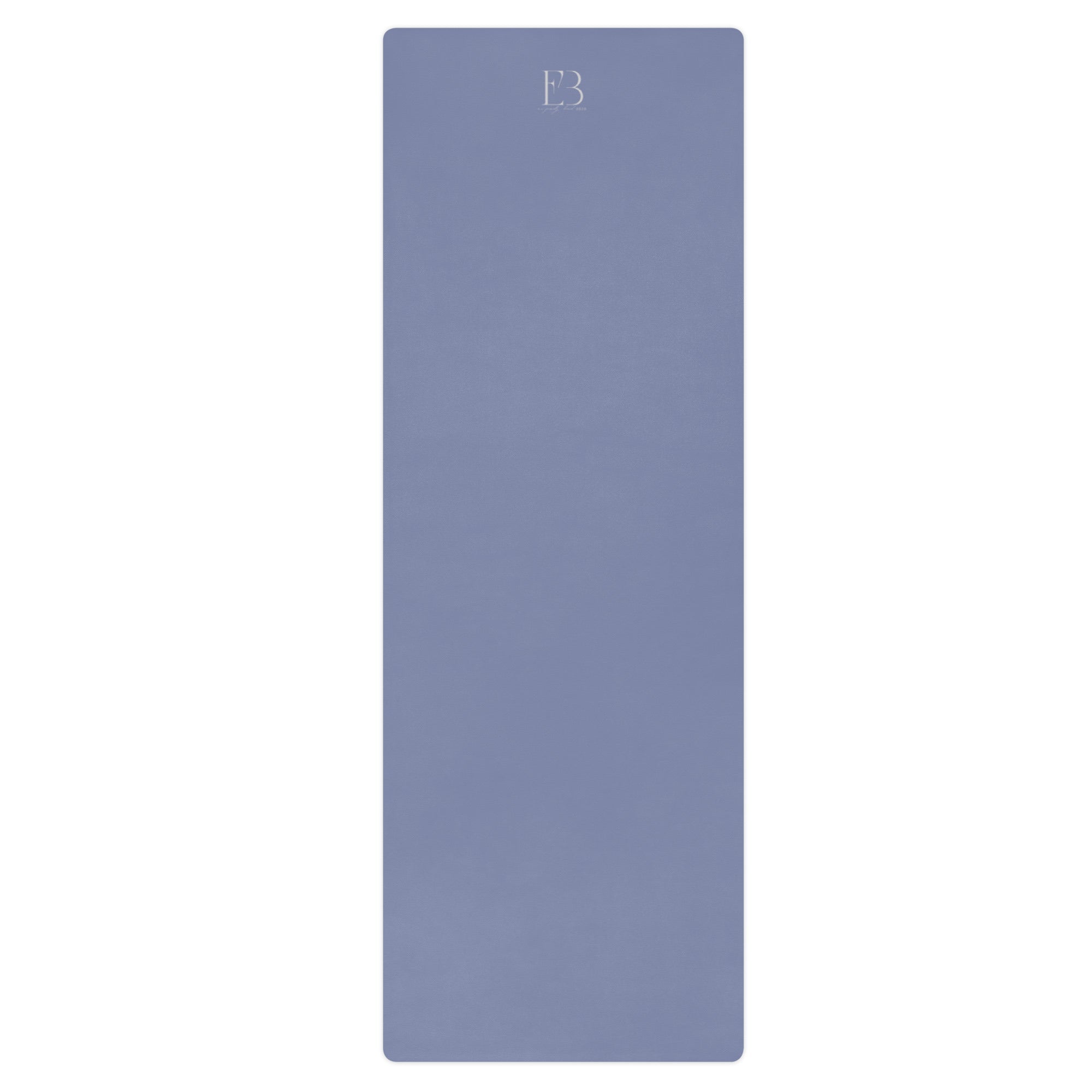 Pale Iris Natural Rubber Yoga Mat | Non-Toxic & Eco-Friendly | Eco Black