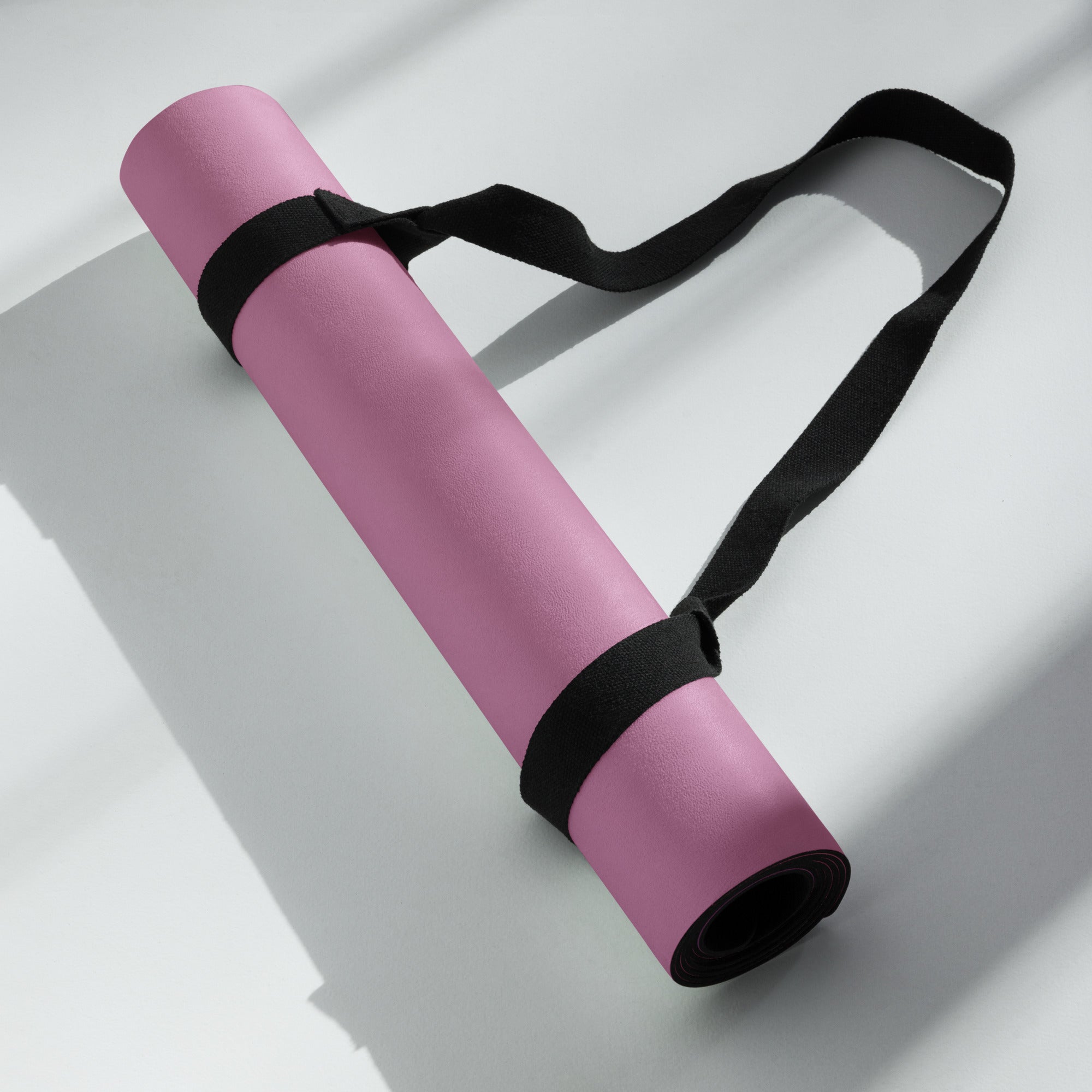 Rose Orchid Natural Rubber Yoga Mat | Non-Toxic & Eco-Friendly | Eco Black
