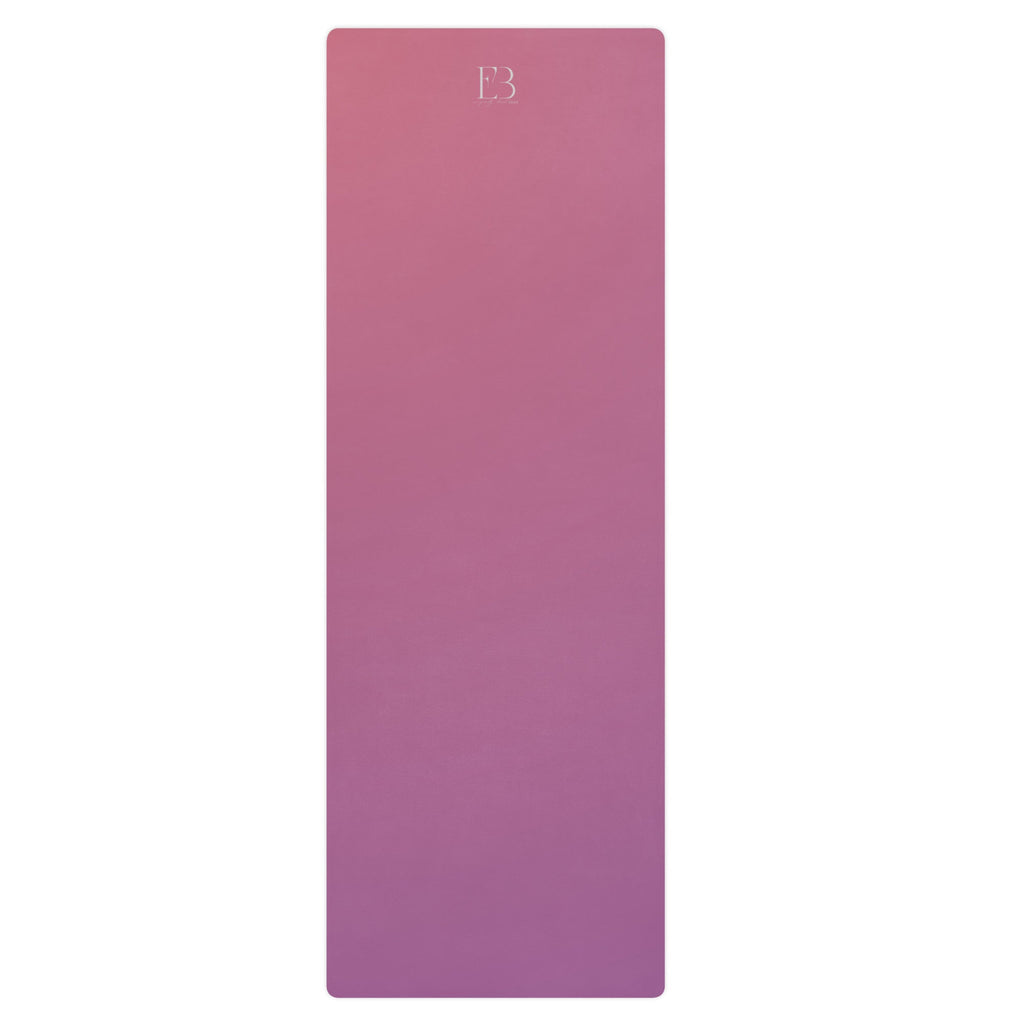 Rose Orchid Natural Rubber Yoga Mat | Non-Toxic & Eco-Friendly | Eco Black