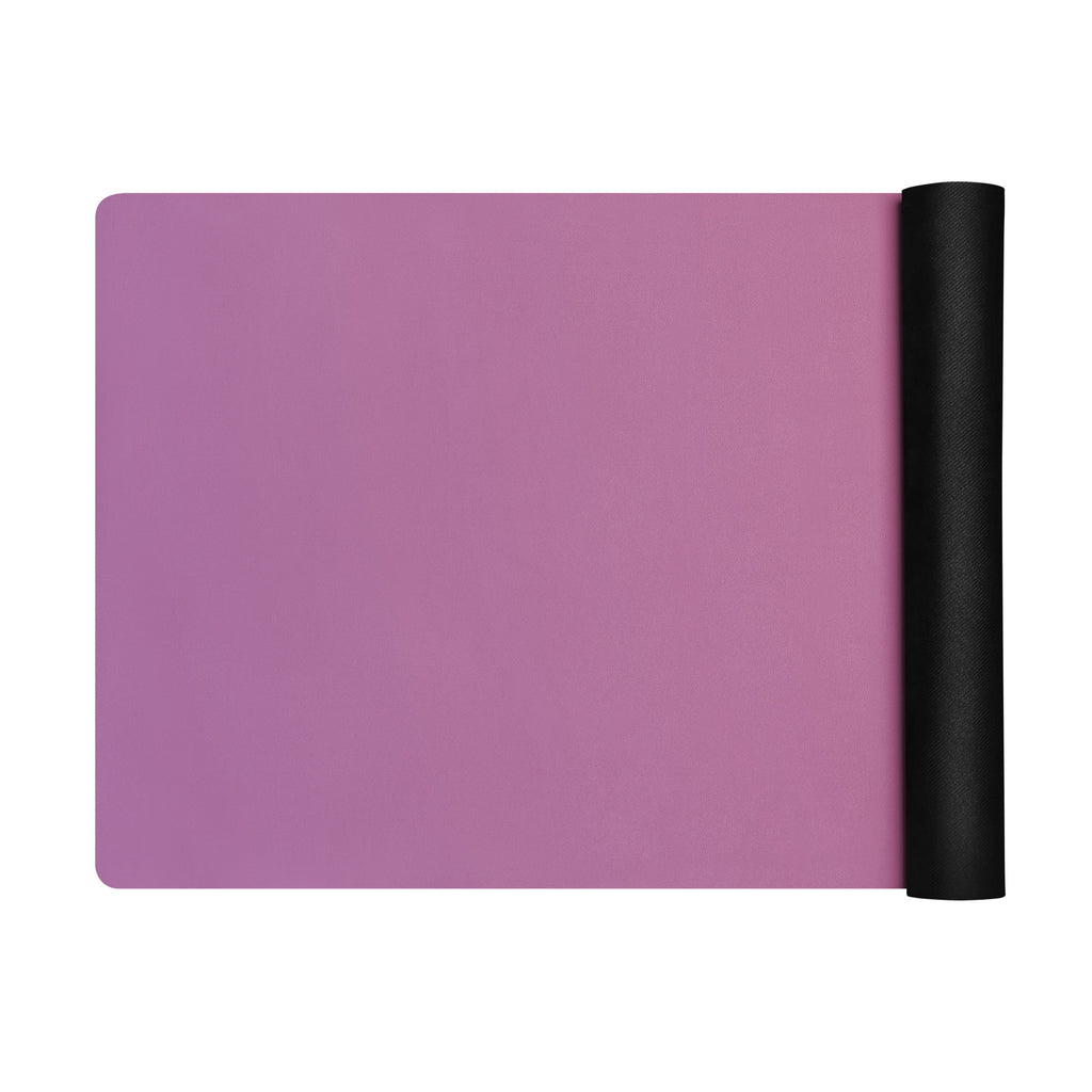 Rose Orchid Natural Rubber Yoga Mat | Non-Toxic & Eco-Friendly | Eco Black