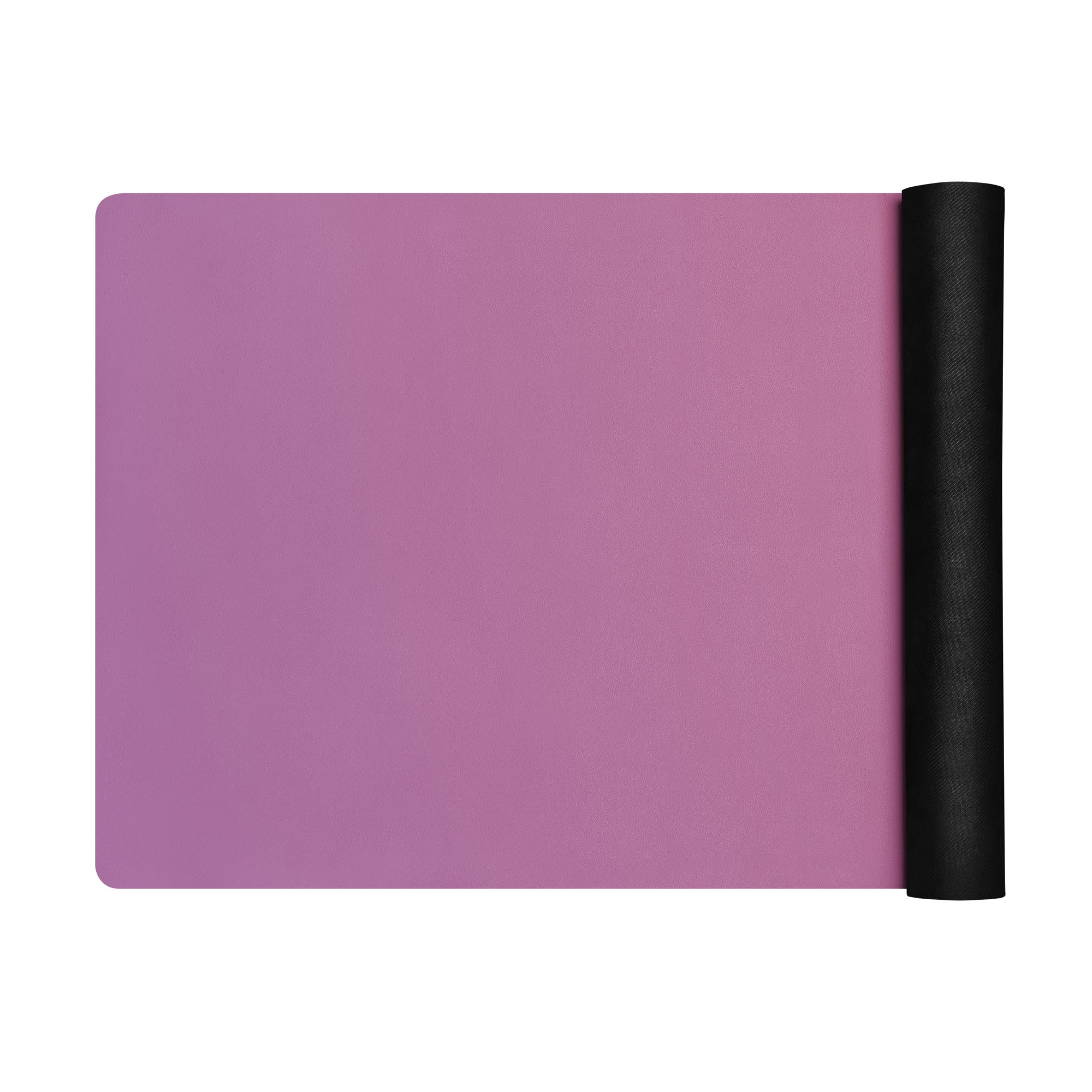 Rose Orchid Natural Rubber Yoga Mat | Non-Toxic & Eco-Friendly | Eco Black