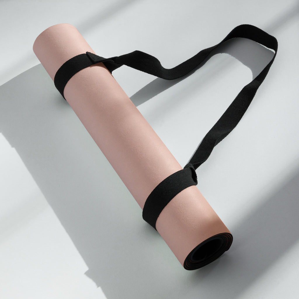 Sunset Hour Natural Rubber Yoga Mat | Non-Toxic & Eco-Friendly | Eco Black