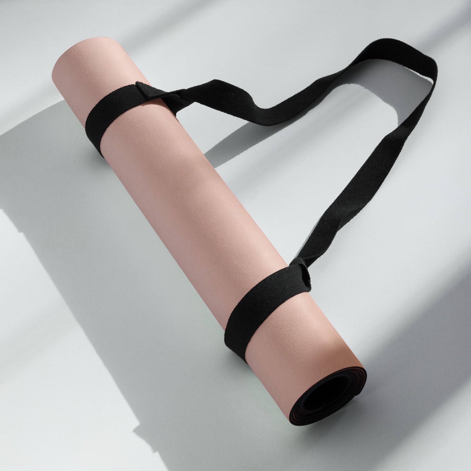 Sunset Hour Natural Rubber Yoga Mat | Non-Toxic & Eco-Friendly | Eco Black
