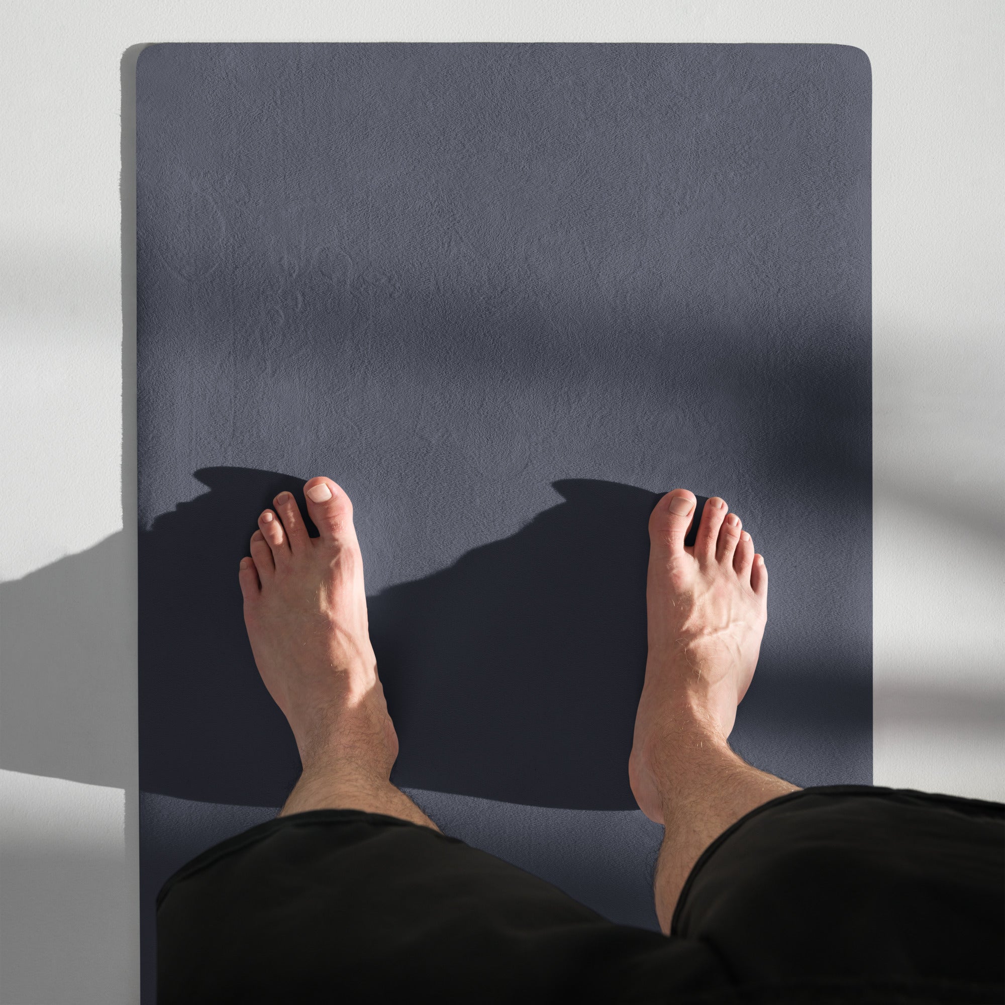 Twilight Slate Natural Rubber Yoga Mat | Non-Toxic & Eco-Friendly | Eco Black