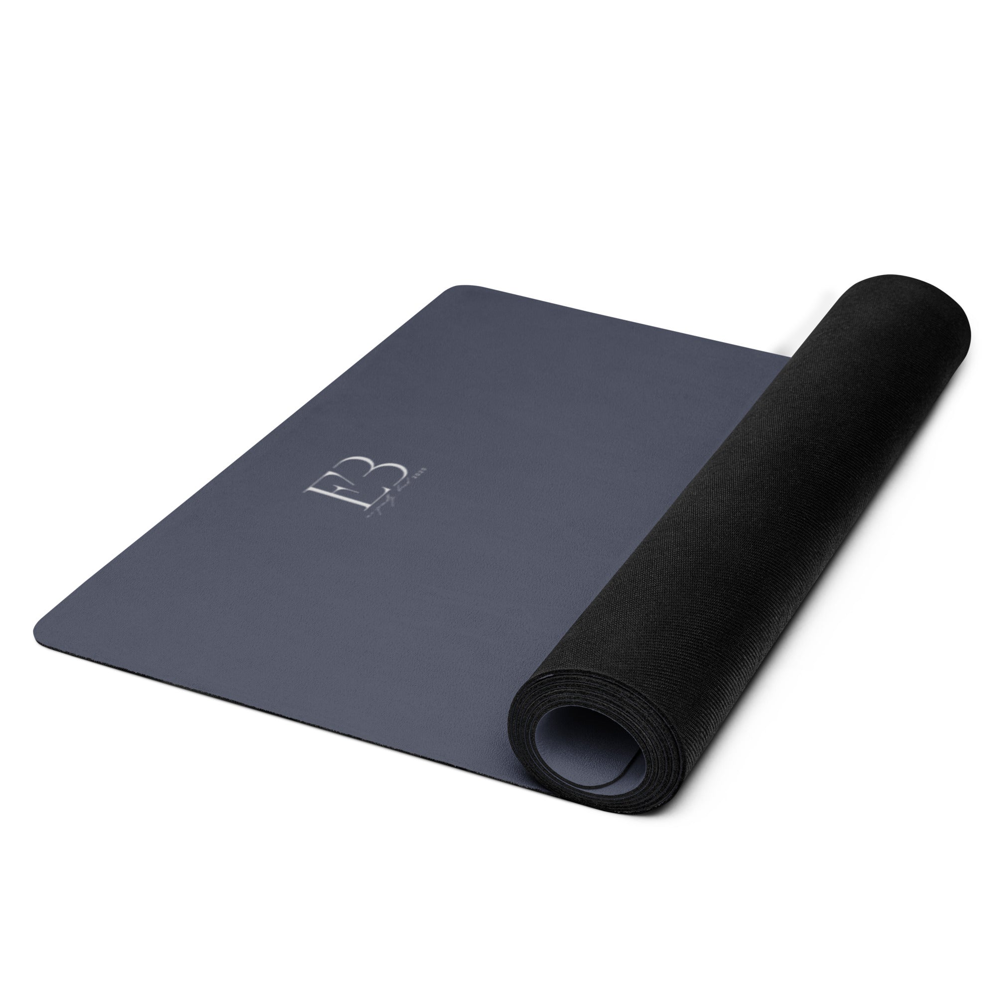 Twilight Slate Natural Rubber Yoga Mat | Non-Toxic & Eco-Friendly | Eco Black