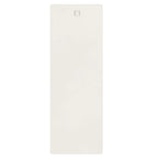 Cream natural rubber yoga mat with EB logo on the top surface