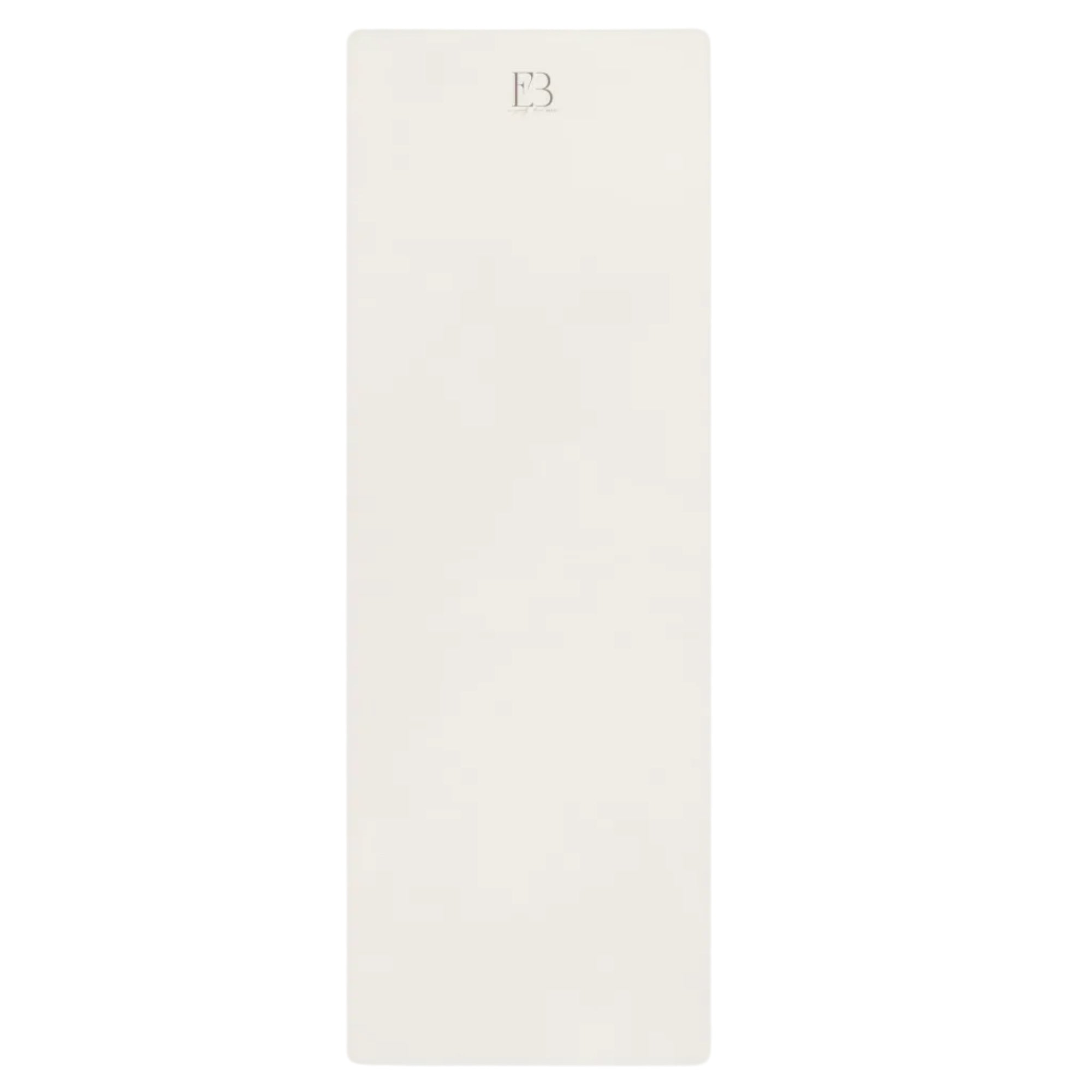 Vanilla Cream Natural Rubber Yoga Mat | Non-Toxic & Eco-Friendly | Eco Black