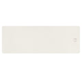 Vanilla cream natural rubber yoga mat with embossed logo