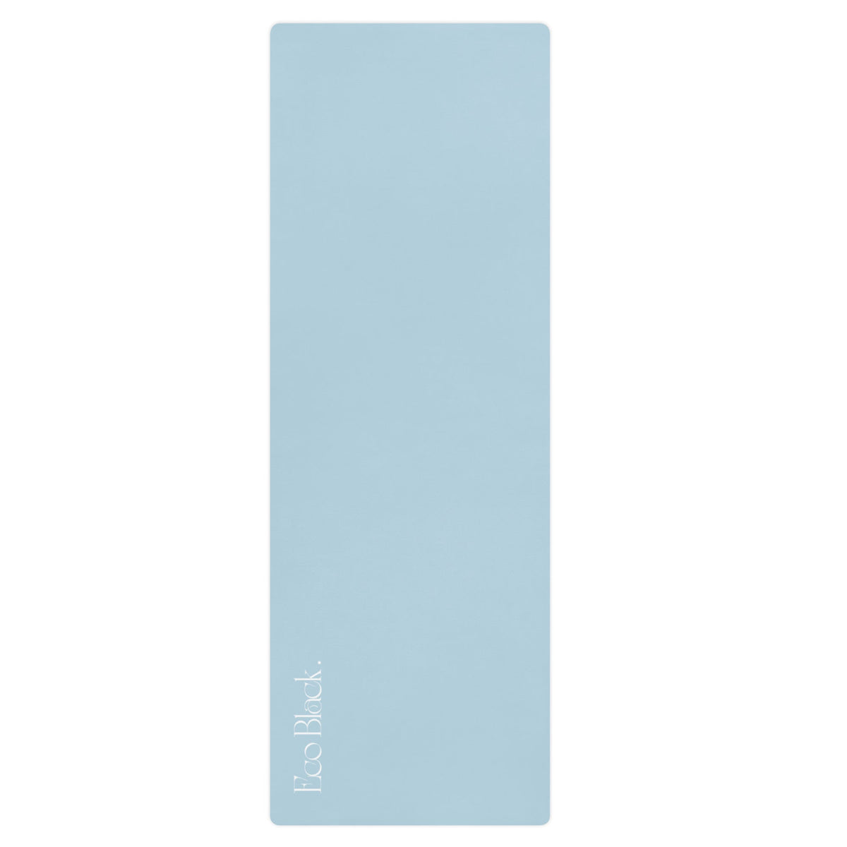 Powder blue natural rubber yoga mat