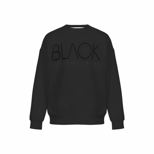 Eco Black Men’s Relaxed Fit Sweatshirt