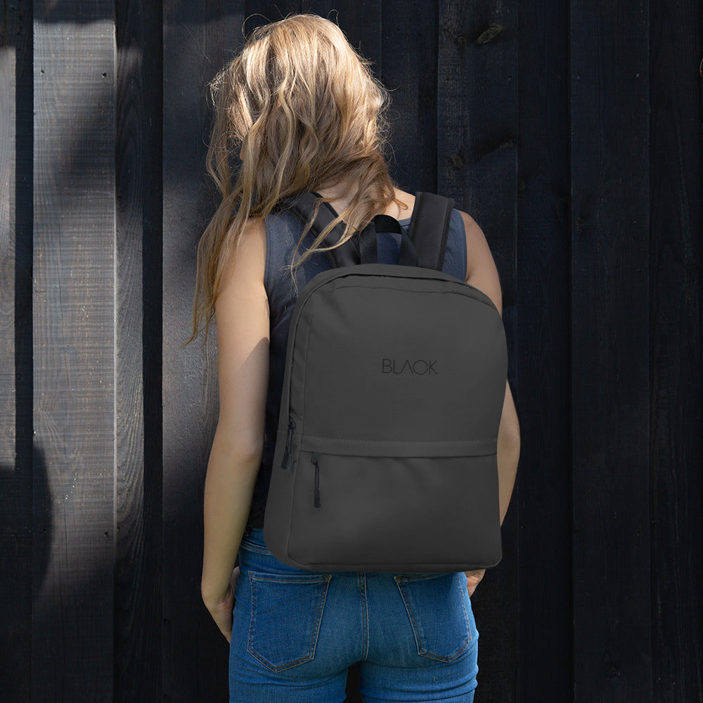 Eco Black Laptop Backpack