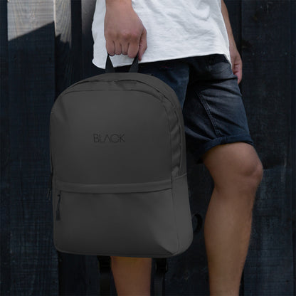 Eco Black Laptop Backpack