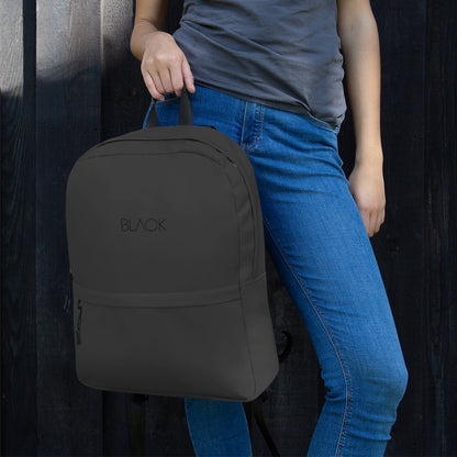 Eco Black Laptop Backpack