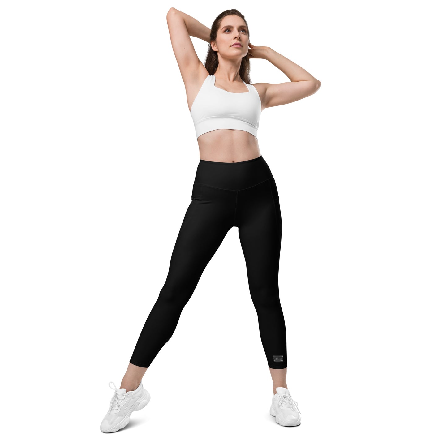 Eco Black Leggings with pockets