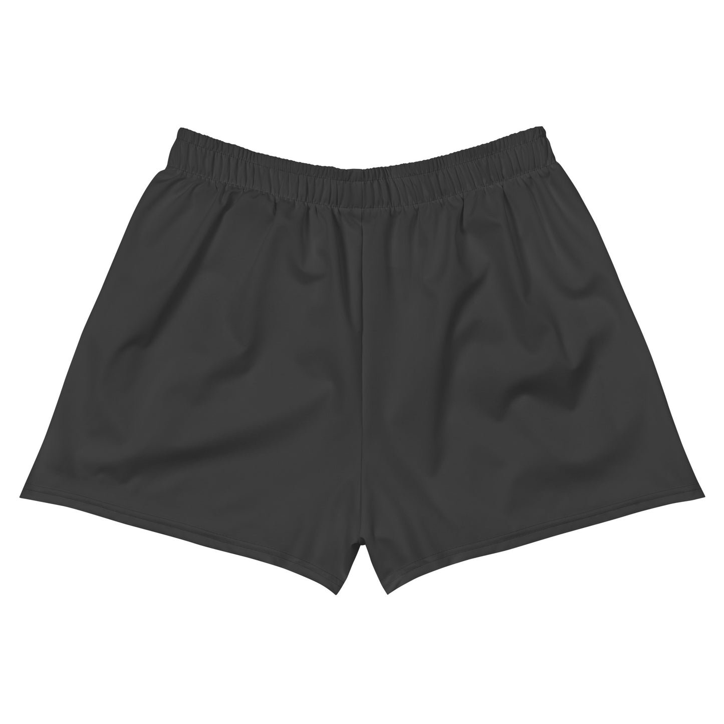 Eco Black Recycled Athletic Shorts For Women