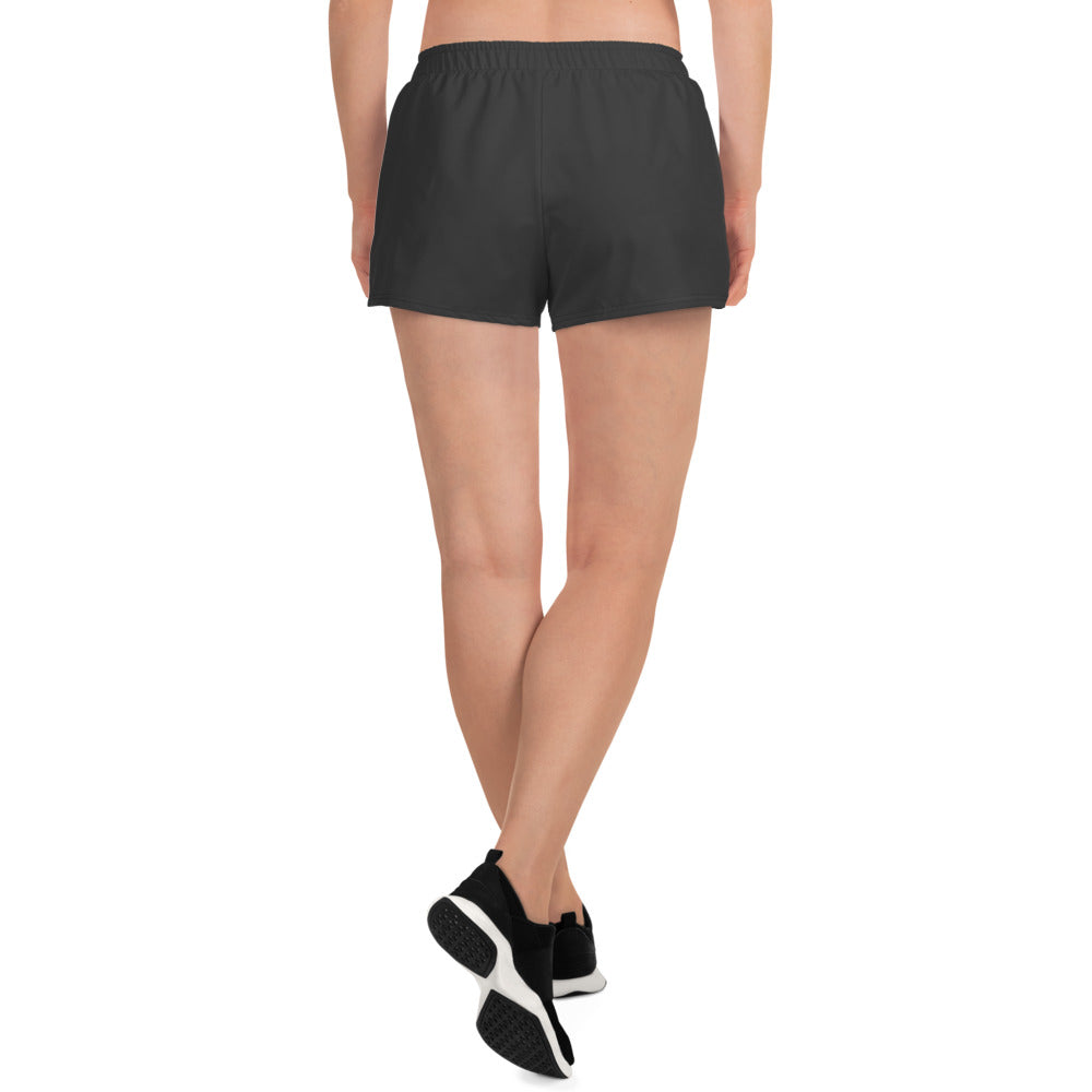 Eco Black Recycled Athletic Shorts For Women