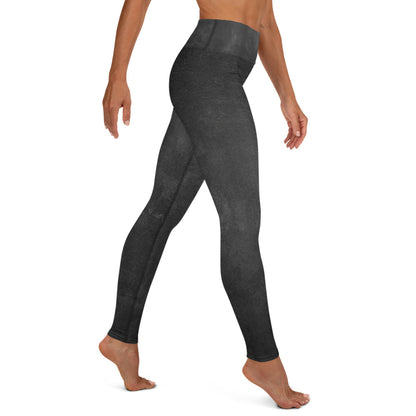 Eco Black Yoga Leggings - Flattering Fit