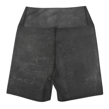 Eco Black Yoga Shorts - Flattering Fit