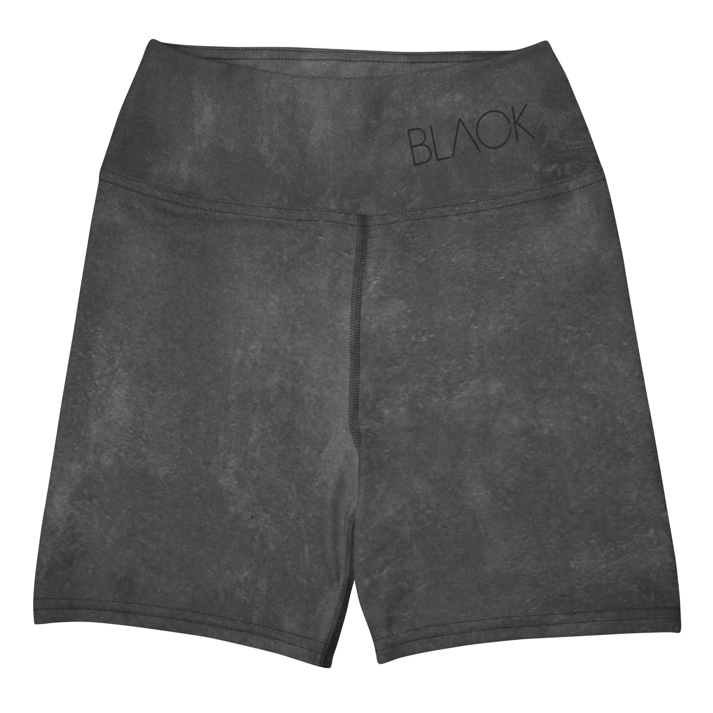 Eco Black Yoga Shorts - Flattering Fit