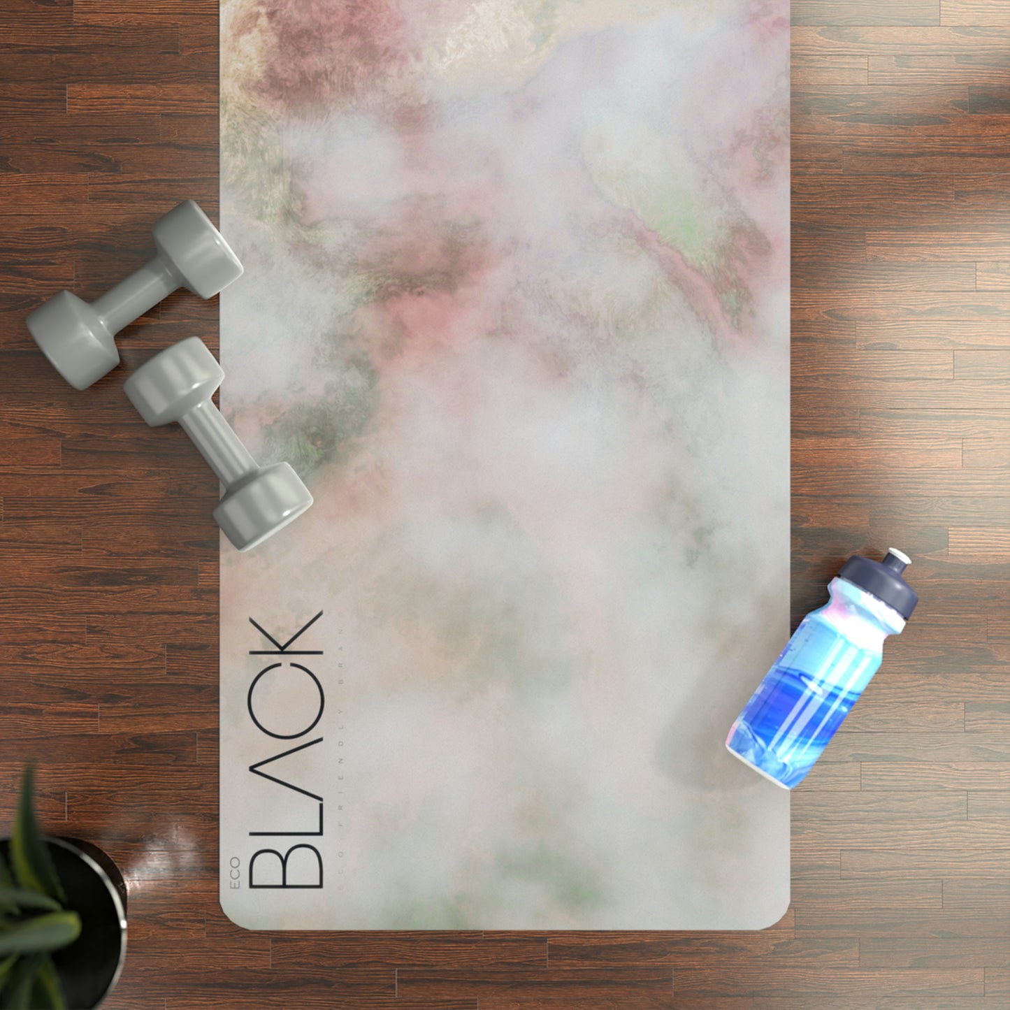 Eco Black Premium Rubber Yoga Mat