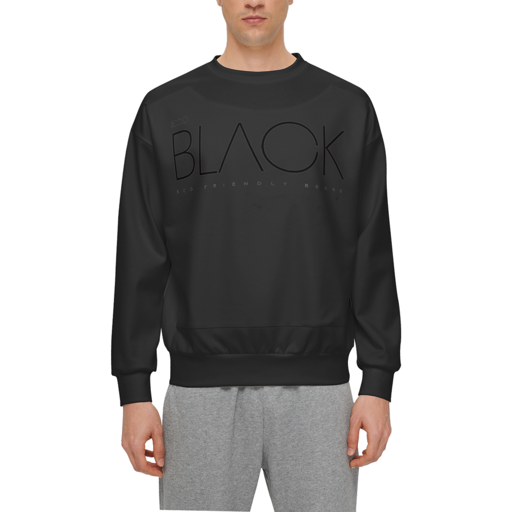 Eco Black Men’s Relaxed Fit Sweatshirt