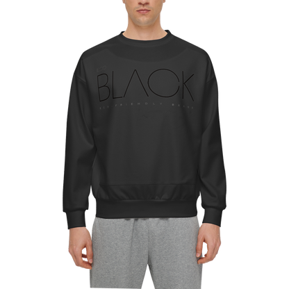 Eco Black Men’s Relaxed Fit Sweatshirt