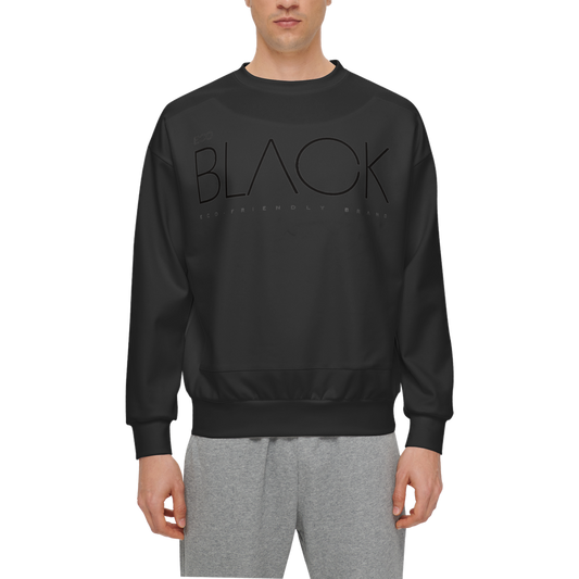 Eco Black Men’s Relaxed Fit Sweatshirt