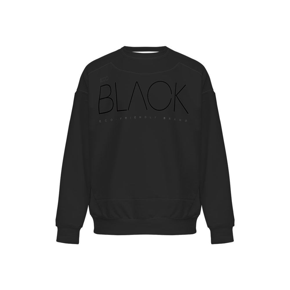 Eco Black Men’s Relaxed Fit Sweatshirt