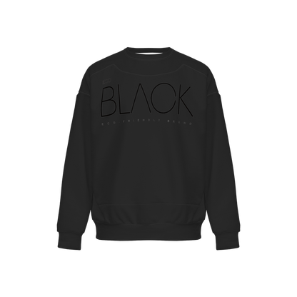 Eco Black Men’s Relaxed Fit Sweatshirt