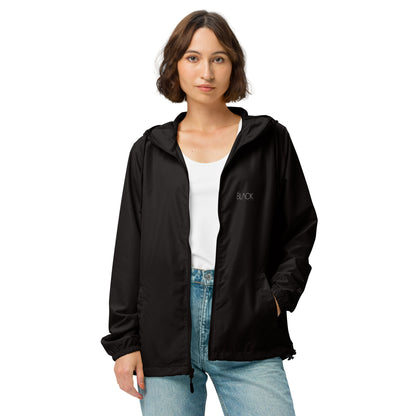 Women's lightweight zip up windbreaker