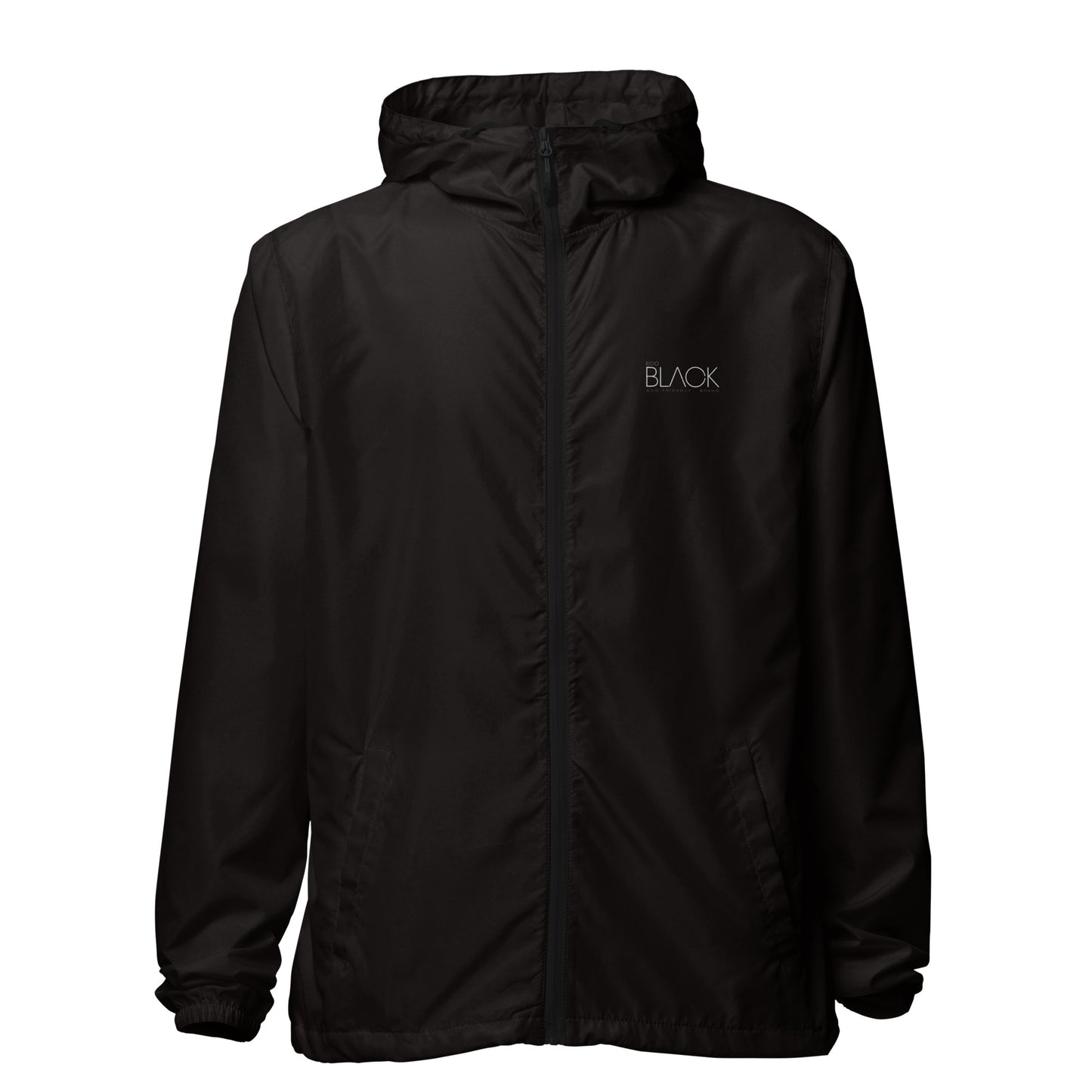 Women's lightweight zip up windbreaker