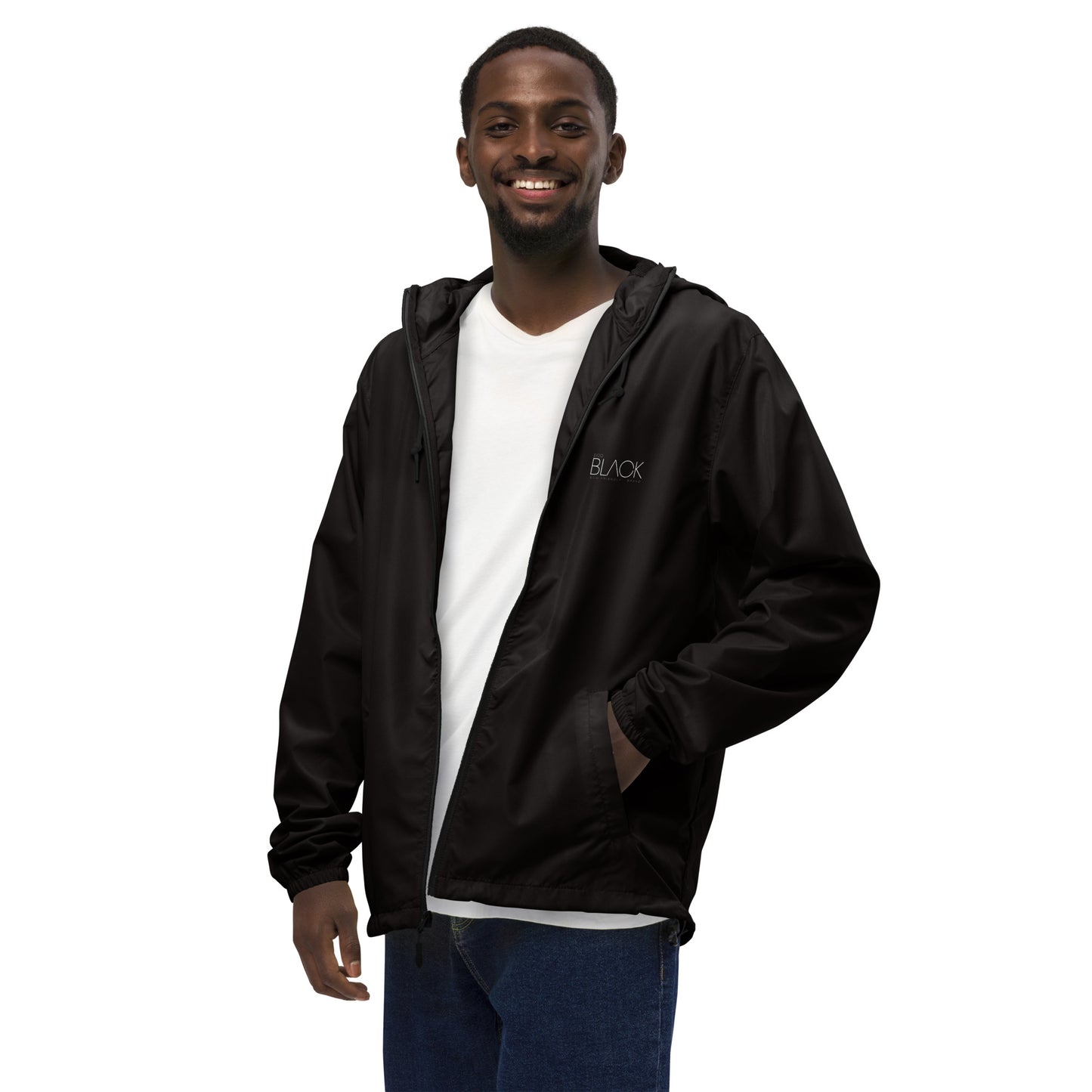 Men's lightweight zip up windbreaker - US Only