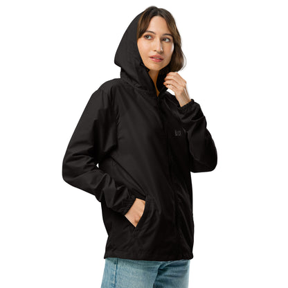 Women's lightweight zip up windbreaker