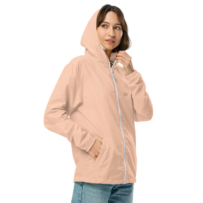 Women's lightweight zip up windbreaker