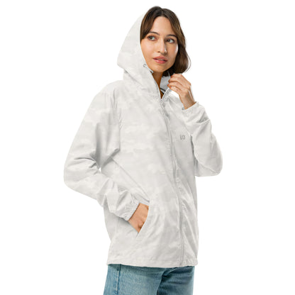 Women's lightweight zip up windbreaker